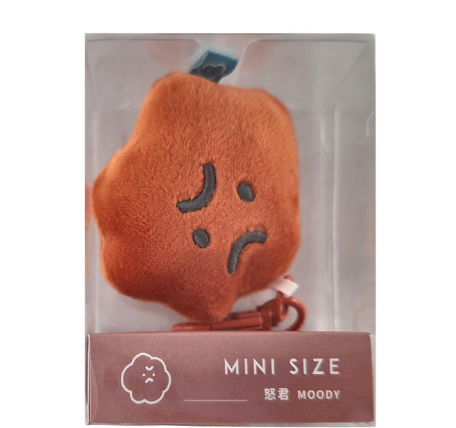 Square Studio 方坊 迷你娃娃吊飾 10g, 怒君, 1個