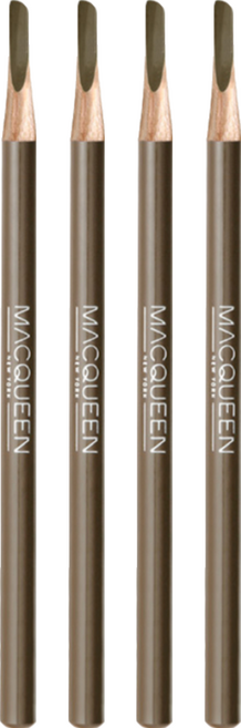 MACQUEEN NEWYORK 自然木軸眉筆 1.2g, Soft beige, 4支
