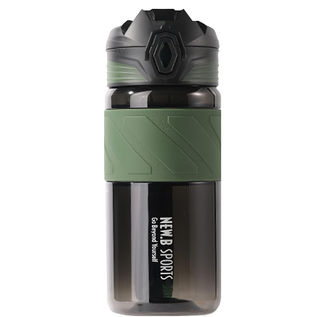 UPSTYLE 星耀運動水杯 TR9091, 橄欖綠, 550ml, 1個