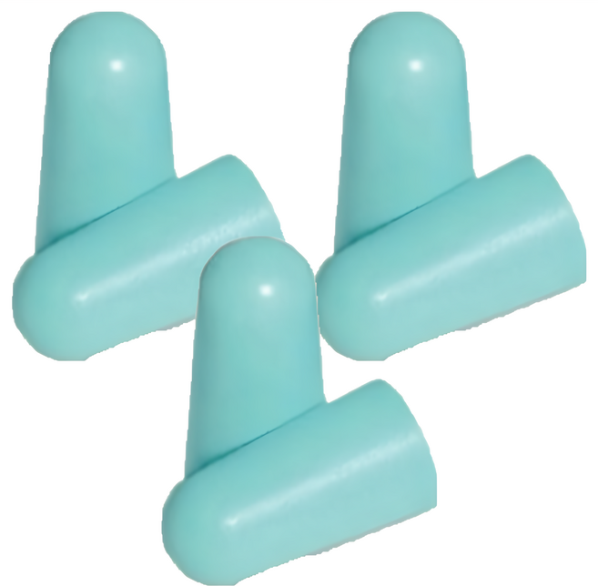 MACK'S 美國 泡棉耳塞 湖藍色, 1組, 3副