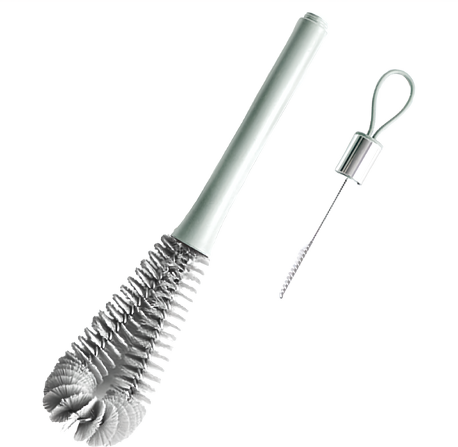 Senorkim 萬用洗瓶刷 附吸管清潔刷, 薄荷綠, 1組