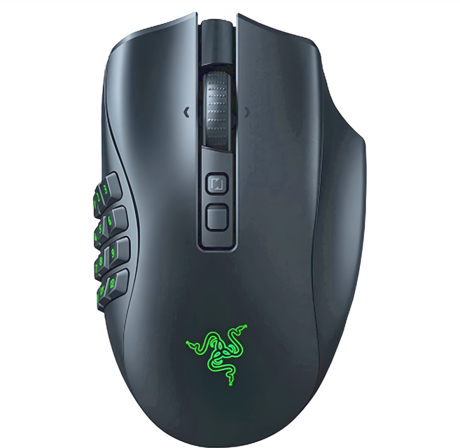 RAZER 雷蛇 那伽梵蛇 V2 PRO 專業版 無線滑鼠 原廠保固, NAGA V2 PRO, 黑色
