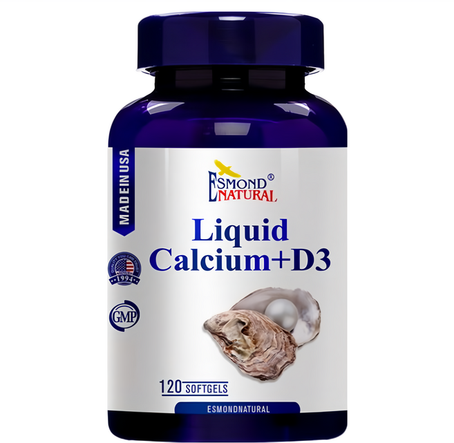 ESMOND NATURAL 愛司盟 液體鈣軟膠囊, 120顆, 1罐