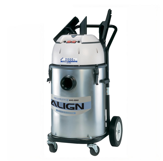 ALIGN 亞拓 工業用 乾濕吸塵器 AVC-2260, 銀色 + 灰色 + 黑色