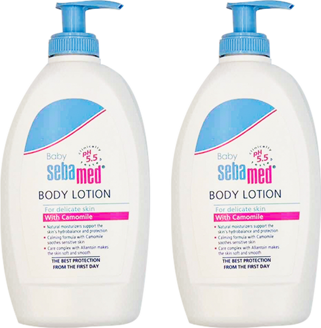Baby sebamed 施巴 嬰兒潤膚乳液, 400ml, 2瓶
