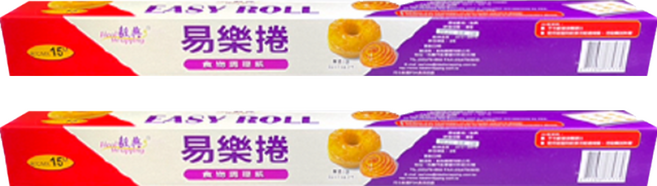 Ideal Wrapping 毅典 易樂捲 食物調理紙, 15m, 1個, 2個