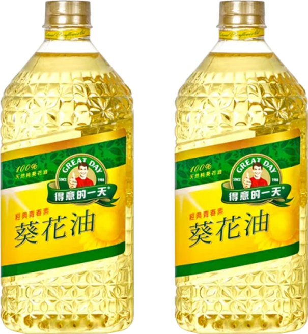 得意的一天 100%純葵花油, 1.58L, 2瓶