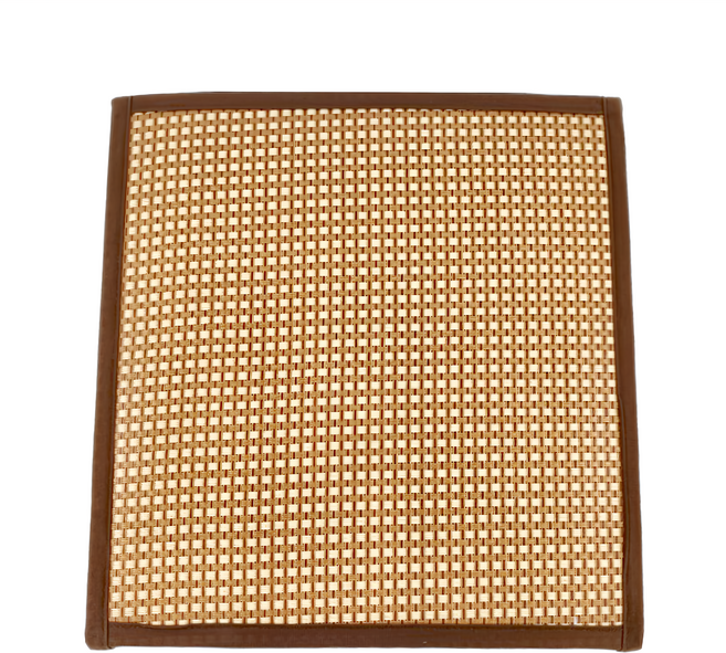 京太陽 加厚拼接榻榻米涼蓆地墊, 淺藤色