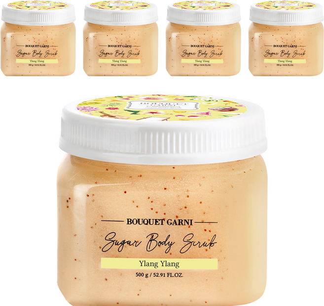 BOUQUET GARNI 身體去角質磨砂膏 Ylang Ylang, 500g, 5罐