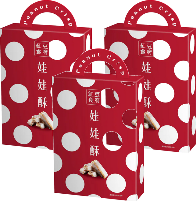 紅豆食府 娃娃酥 原味, 150g, 3盒