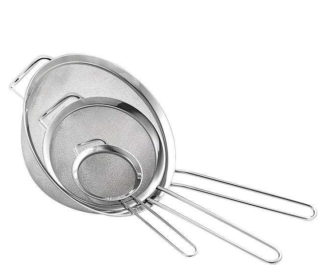 bella cuisine 不鏽鋼濾網3件組, 1套