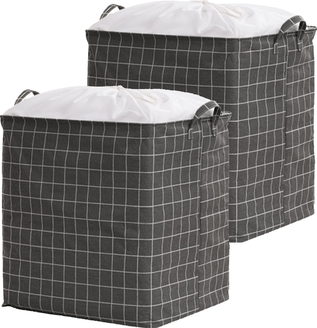 comet Home 多用途立式收納袋 100L, 2個, 黑色
