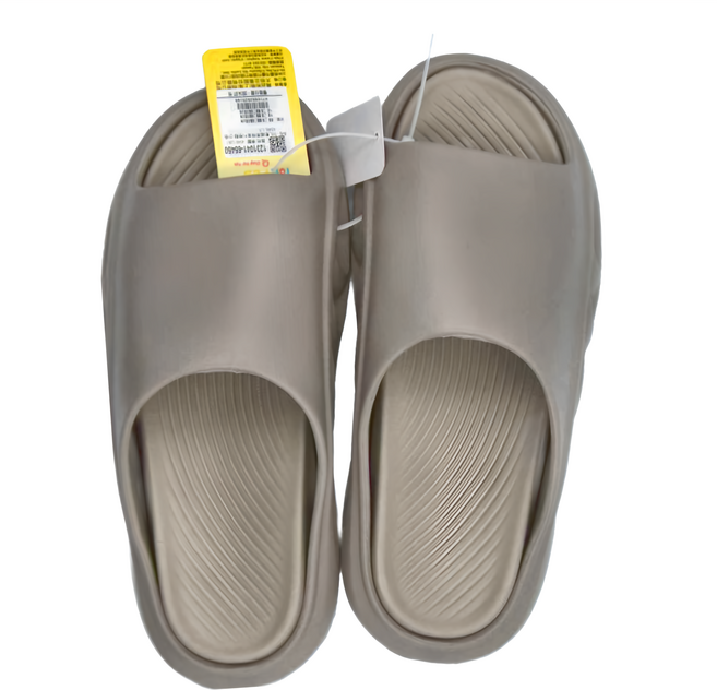 FUN PLUS 動感風格室外拖鞋 - 沙色, 45/46