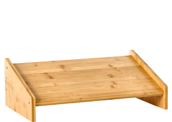 踩腳架 矮款 42.4 x 25.5 x 14.7cm 1.33kg, 原木色