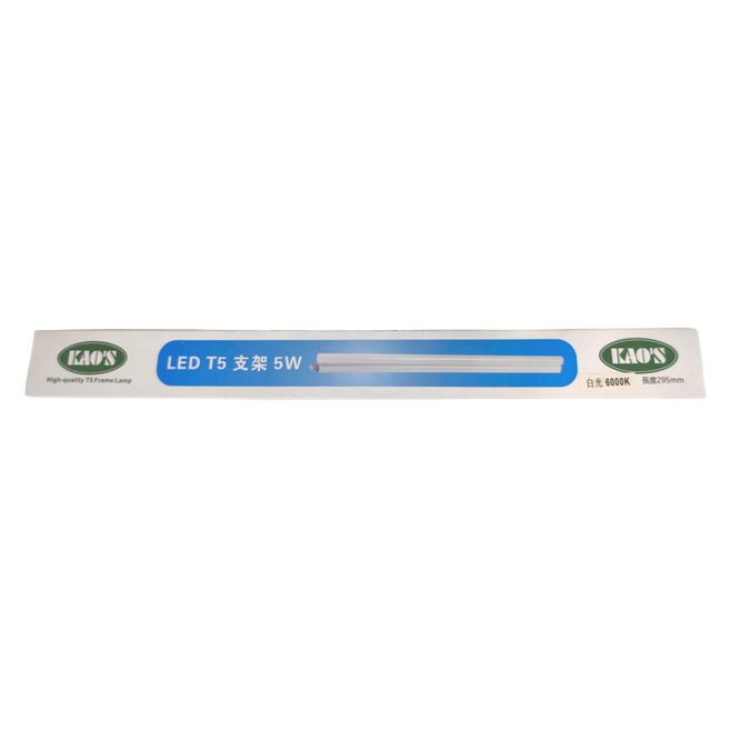 KAO'S 高氏 T5 LED 5W 1尺支架燈 6000K MKD-66-5W, 白光, 1個