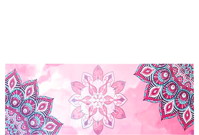 Lotus COZY FITNESS SERIES 靜心曼陀羅瑜珈鋪巾 450g, 粉紅智慧, 1條