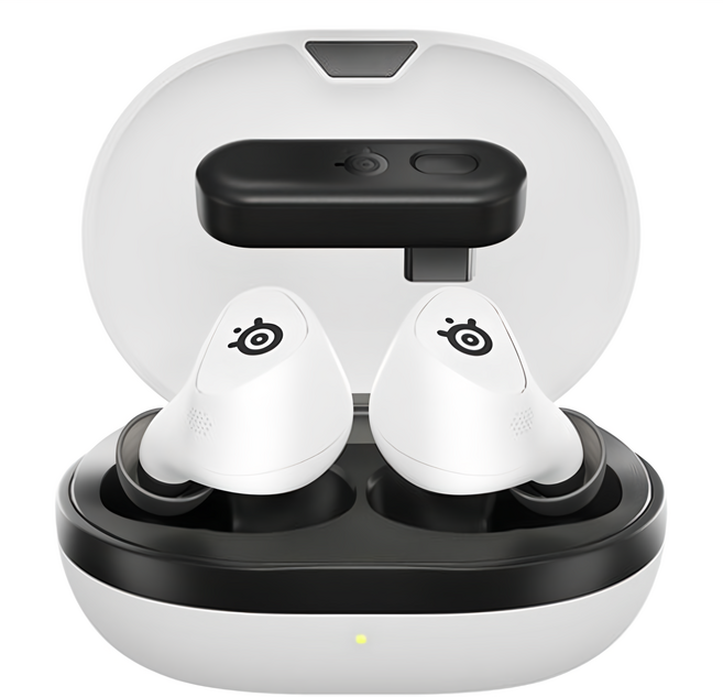 steelseries 賽睿 Arctis GameBuds真無線遊戲耳機 原廠保固, HS35, 白色