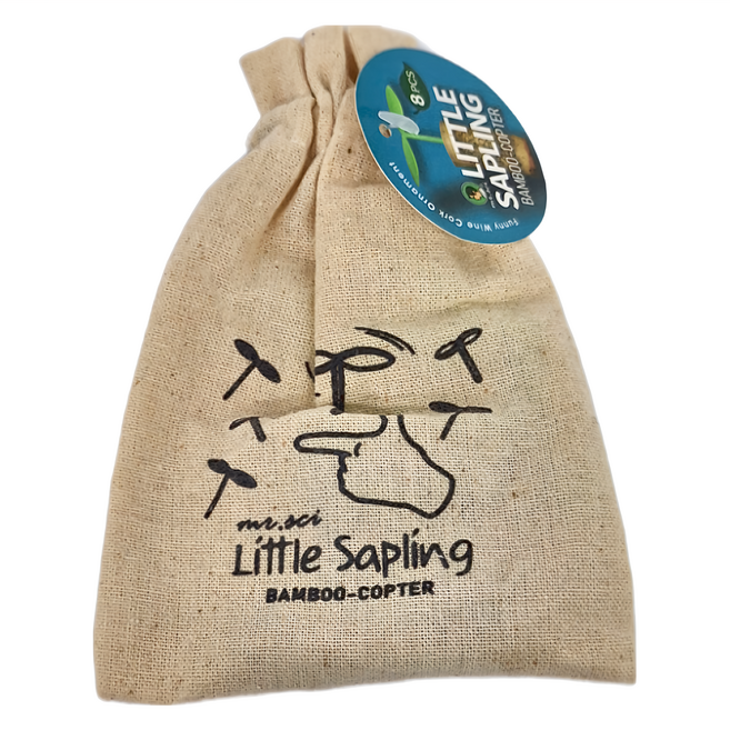 SCIENCE FACTORY 賽先生科學工廠 迷你嫩芽竹蜻蜓 8個, 1包