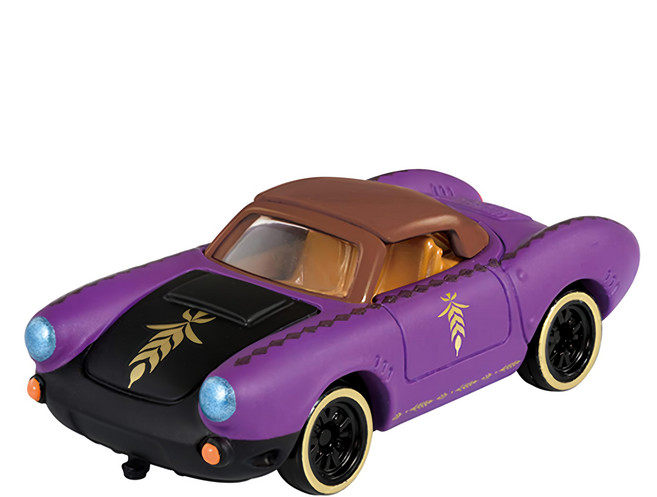 TOMICA TAKARA TOMY 迪士尼 冰雪奇緣2 安妮古董車 4904810140238, 紫色, 1個