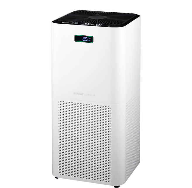 SANLUX 台灣三洋 17坪空氣清淨機 ABC-M9 四合一濾網 智能偵測, 白
