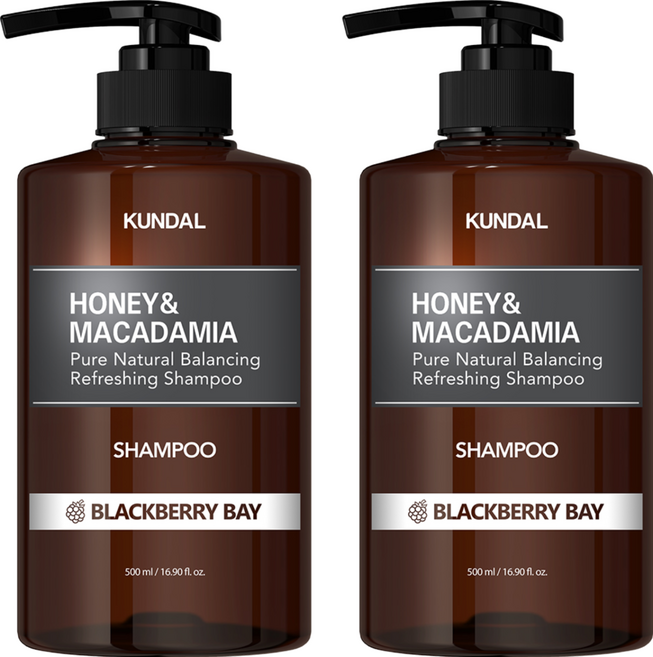 KUNDAL 昆黛爾 蜂蜜澳洲堅果香氛洗髮精 Blackberry Bay, 500ml, 2瓶