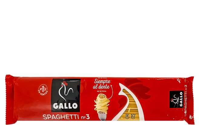 西班牙 GALLO 公雞牌 直麵 N.3 Spaghetti, 250g, 1包