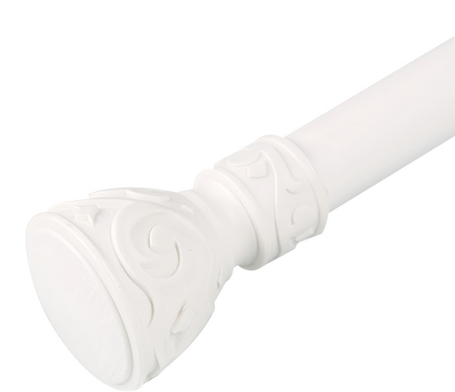 SERYUHOME 窗簾桿 甜蜜款 25mm, 白色