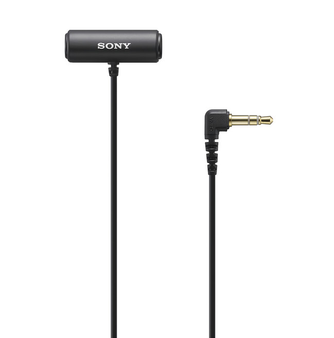 SONY 索尼 領夾式麥克風, ECM-LV1, 黑色