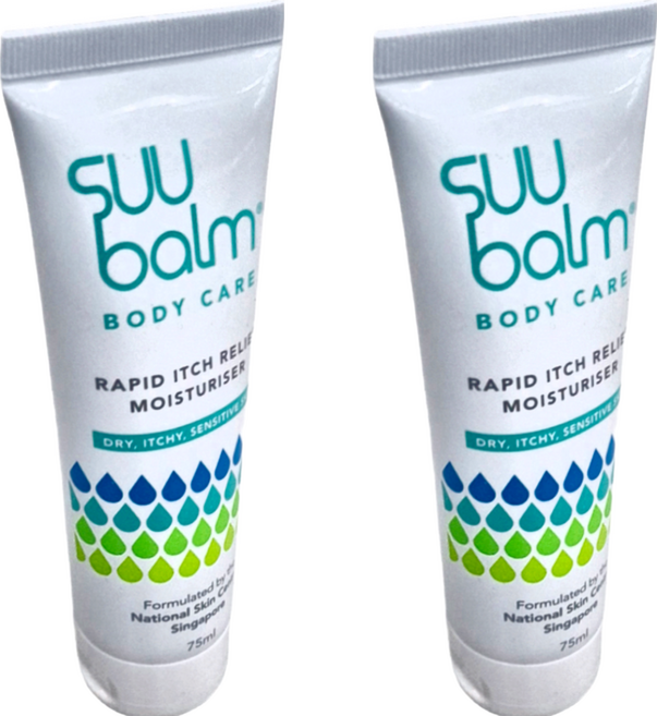 SUU balm 台灣公司貨 速膚寧神經醯胺乳霜, 75ml, 2條