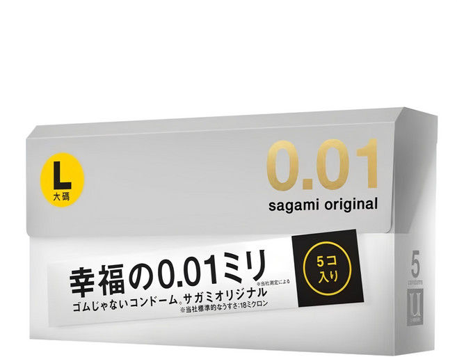 SAGAMI 相模 衛生套 L 190 x 58 x 0.018mm, 1盒, 5片