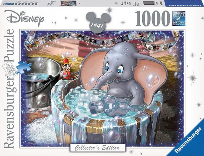 Ravensburger 維寶 迪士尼拼圖 小飛象復刻, 1000片, 1盒