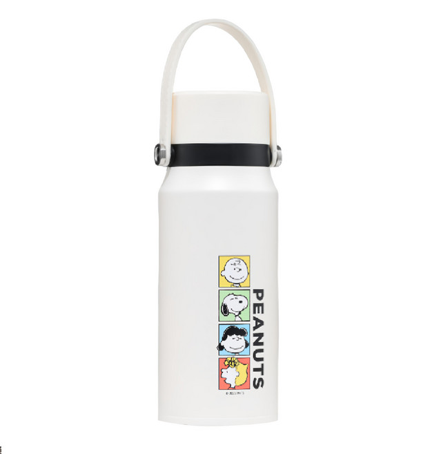 PEANUTS 史努比 保溫壺, 史努比系列 白色, 1.5L, 1個