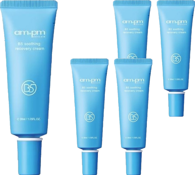 NARUKO 牛爾 am pm 台灣公司貨 B5舒緩保濕萬能霜, 30ml, 5條