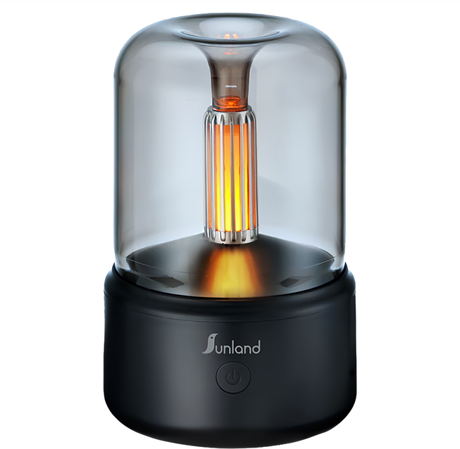 Sunland 燭光香薰精油水氧機 水箱容量120ml 可添加水溶性精油, SLCD005, 黑色