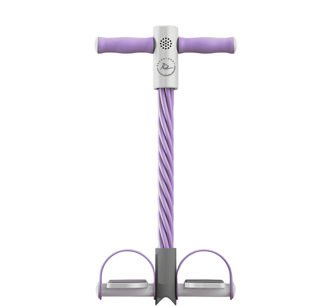 Friyu 智能計數升級 六管加粗 腳蹬拉力器, 1個, 紫色