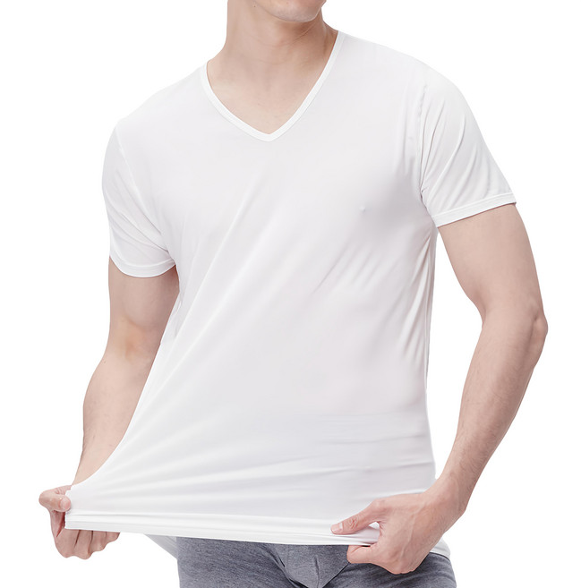 CottonRepublic 棉花共和國 Silku 輕引力涼感V領短袖衫