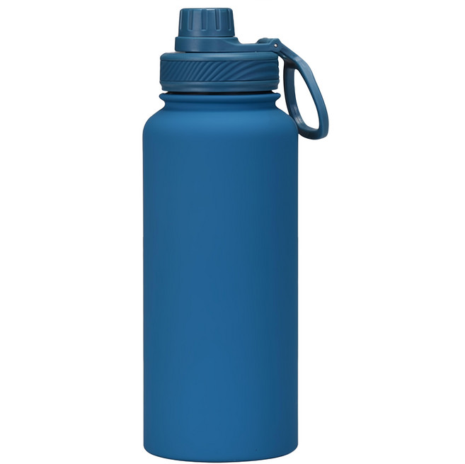 麥果 大容量保溫杯 運動款 陶瓷涂層內膽 HVB-098C-34 421g, 1L, 顏色隨機, 1個