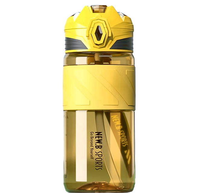 UPSTYLE 星耀運動水杯 TR9091, 琥珀黃, 550ml, 1個