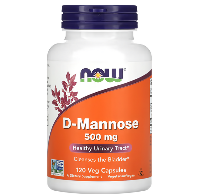 NOW Foods D-甘露糖膠囊, 120顆, 0.7g, 1罐