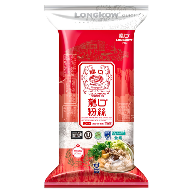 龍口 粉絲 快煮型 復刻版, 350g, 1包