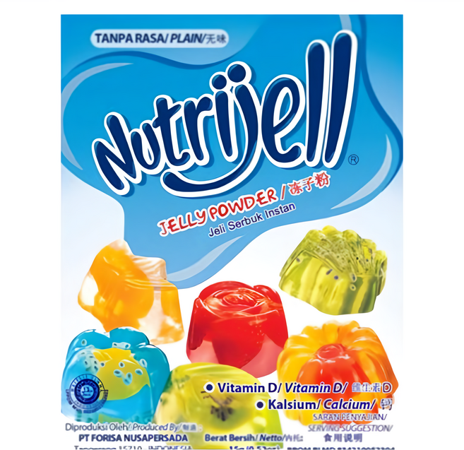 Nutrijell 果凍粉 Original 原味 12包, 180g, 1盒