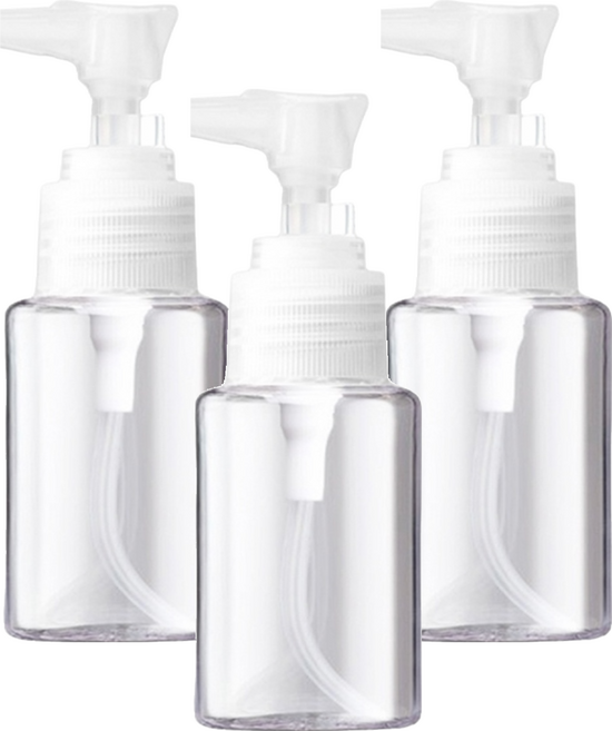 台灣 COSMOS 壓瓶 927C 50ml, 透明色, 3個