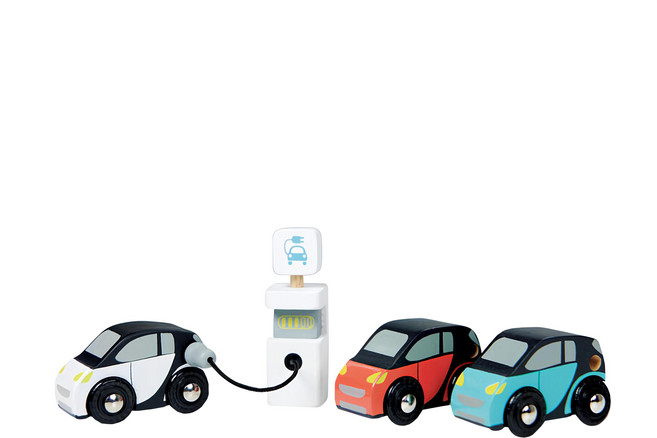 tender leaf 電動智能車套組, White, Red, Blue, 1組