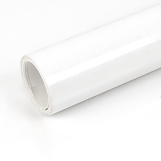 WA. WALL ART 防水自黏壁紙 純色仿珠光銀粉烤漆 長度100cm為1單位 壁紙厚度達0.3mm, 極光白