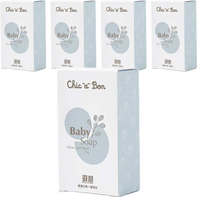 奇哥 Chic a Bon 嬰兒香皂, 70g, 5盒