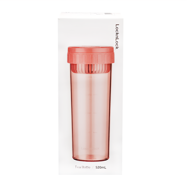 LocknLock 樂扣樂扣 茶杯 RED-CN-12 ABF935RED, 紅色, 520ml, 1個