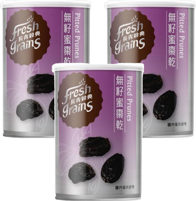 fresh grains 長青穀典 無籽蜜棗乾, 120g, 3罐