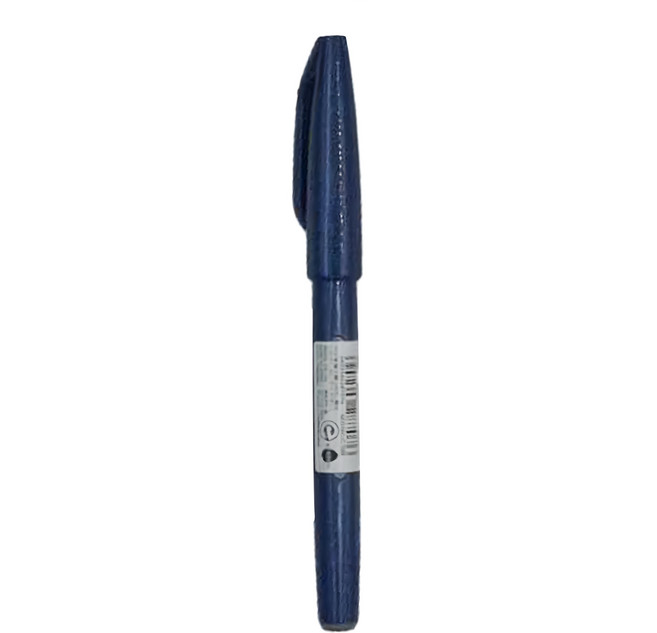Pentel 飛龍文具 柔繪筆 10支組 SES15C-C, 深藍色, 10入