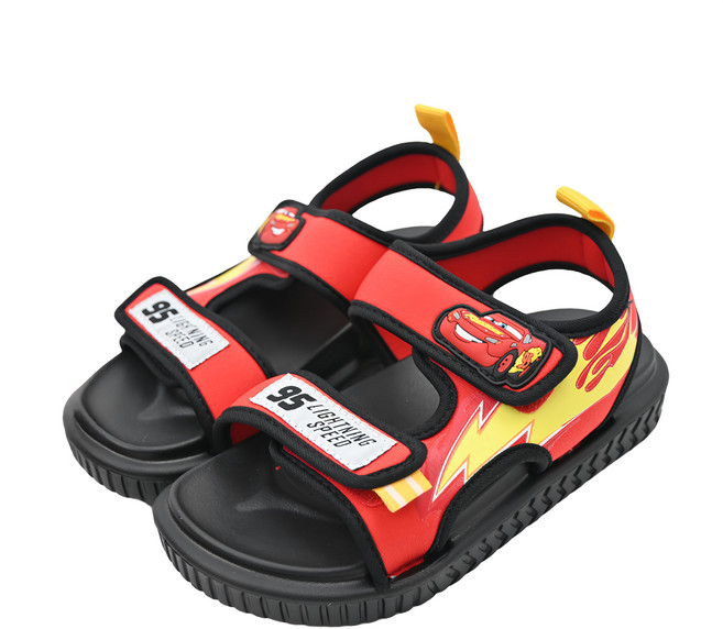 Disney 迪士尼 兒童款立體織帶造型休閒涼鞋