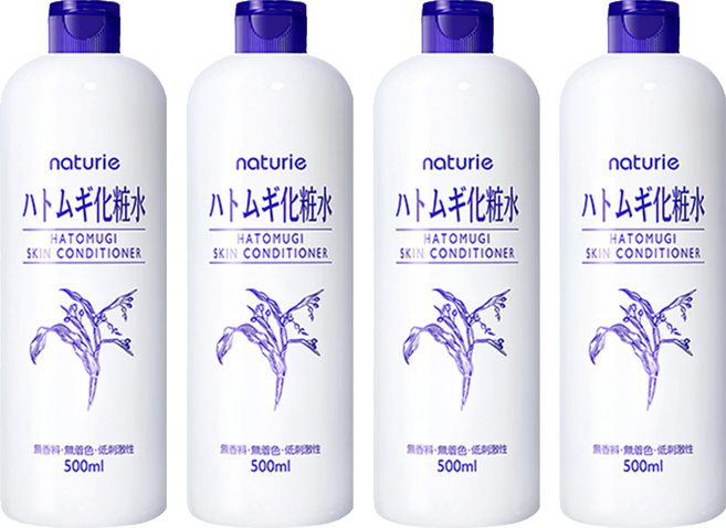 imju naturie 台灣公司貨 薏仁清潤化妝水, 500ml, 4瓶